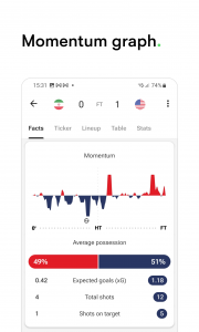 اسکرین شات برنامه FotMob - Soccer Live Scores 2