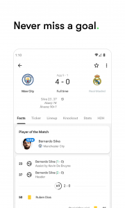 اسکرین شات برنامه FotMob - Soccer Live Scores 3