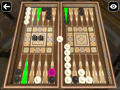 اسکرین شات بازی Original Backgammon 6