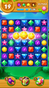 اسکرین شات بازی Jewels Track - Match 3 Puzzle 1
