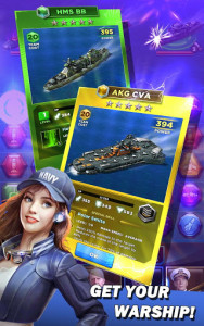 اسکرین شات بازی Battleship & Puzzles: Warship Empire 4