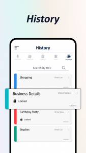 اسکرین شات 4 برنامه Voice Notepad - Speech to Text