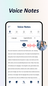اسکرین شات برنامه Voice Notepad - Speech to Text 1