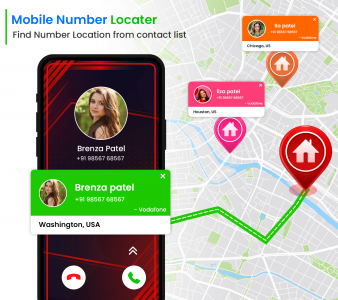 اسکرین شات برنامه Mobile Number Locator ID 2