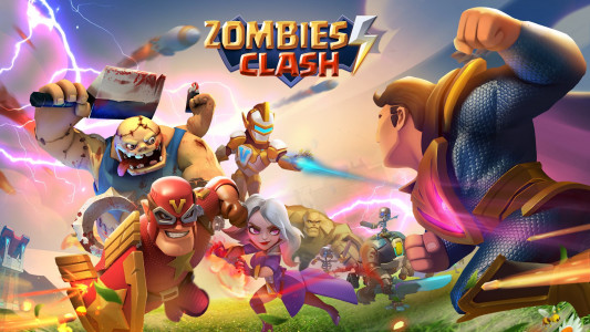 اسکرین شات بازی Zombies Clash: Superheroes War 1