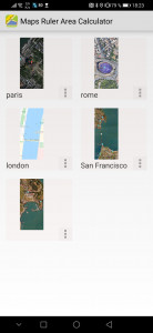اسکرین شات 6 برنامه Maps Ruler Area Calculator