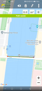 اسکرین شات 4 برنامه Maps Ruler Area Calculator
