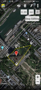 اسکرین شات 3 برنامه Maps Ruler Area Calculator