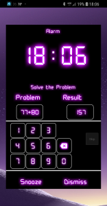 اسکرین شات 4 برنامه Alarm Clock Neon