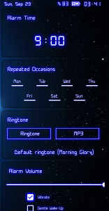 اسکرین شات 6 برنامه Alarm Clock Neon