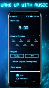 اسکرین شات 5 برنامه Digital Alarm Clock