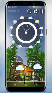 اسکرین شات 4 برنامه Animated 3D Weather