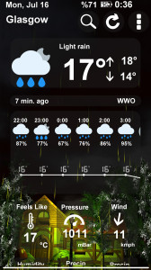 اسکرین شات 7 برنامه Animated 3D Weather