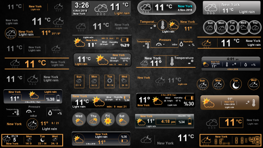 اسکرین شات 6 برنامه Weather Clock