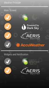 اسکرین شات 2 برنامه Weather Clock