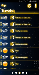 اسکرین شات 3 برنامه Weather Neon