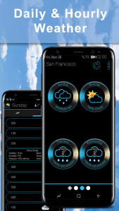 اسکرین شات 6 برنامه Weather Rise Clock 30+ Widgets