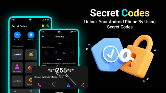 اسکرین شات برنامه Secret Codes And Mobile Hacks 1