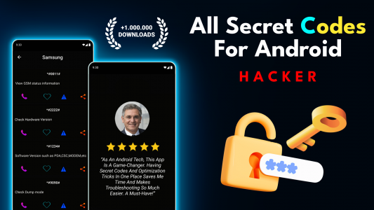 اسکرین شات 1 برنامه Secret Codes And Mobile Hacks