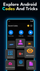 اسکرین شات 3 برنامه Secret Codes And Mobile Hacks