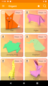 اسکرین شات برنامه How to Make Origami 1