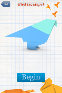 اسکرین شات برنامه How to Make Origami Birds 2