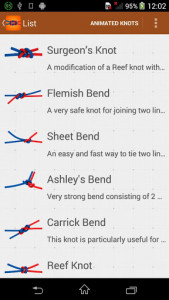 اسکرین شات برنامه Knots — How to Tie Lite 8