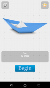 اسکرین شات برنامه Oirgami Boats Instructions 3D 2