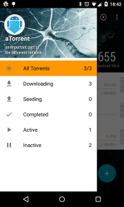 اسکرین شات برنامه aTorrent - torrent downloader 4