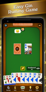 اسکرین شات 1 بازی Gin Rummy Classic