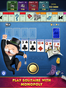اسکرین شات بازی MONOPOLY Solitaire: Card Games 1