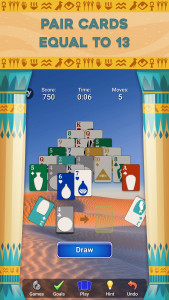 اسکرین شات بازی Pyramid Solitaire - Card Games 2