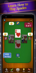 اسکرین شات بازی Spades: Classic Card Games 1