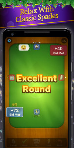اسکرین شات 5 بازی Spades: Classic Card Games