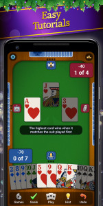 اسکرین شات بازی Spades: Classic Card Games 2