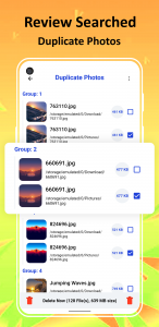 اسکرین شات 3 برنامه Duplicate Photo Files Remover