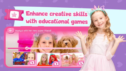 اسکرین شات 2 برنامه Like Nastya World - let’s play