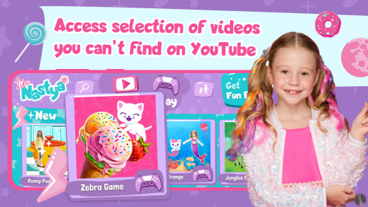 اسکرین شات 4 برنامه Like Nastya World games&video