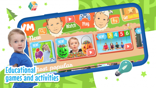 اسکرین شات 2 برنامه Vania Mania Kids Games & Video