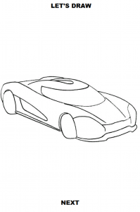 اسکرین شات برنامه How to Draw Cars 4