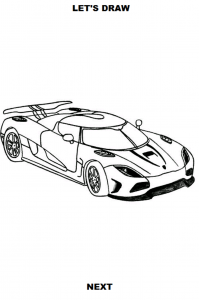 اسکرین شات برنامه How to Draw Cars 6