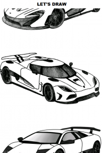 اسکرین شات برنامه How to Draw Cars 1