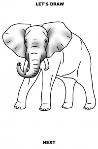 اسکرین شات برنامه How to Draw Elephants 6