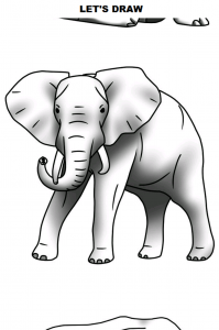 اسکرین شات برنامه How to Draw Elephants 1