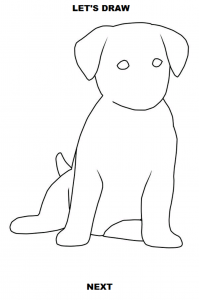 اسکرین شات برنامه How to Draw Dogs 4