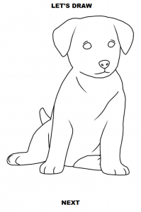 اسکرین شات برنامه How to Draw Dogs 5