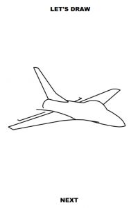 اسکرین شات برنامه Draw Aircrafts: Jet 4