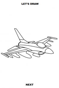 اسکرین شات برنامه Draw Aircrafts: Jet 5