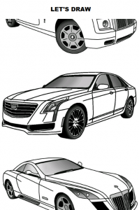 اسکرین شات برنامه Draw Cars: Luxury 1