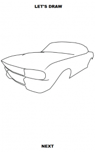 اسکرین شات برنامه Draw Cars: Muscle 3